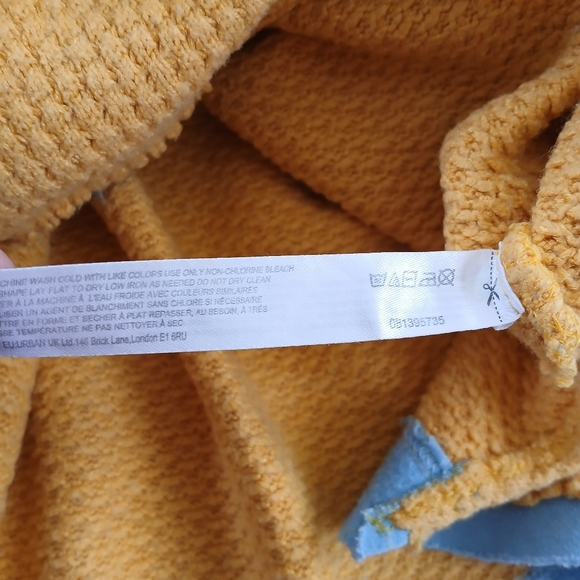 out from under ♡ cropped felt & waffle knit long sleeve top - Picture 8 of 12